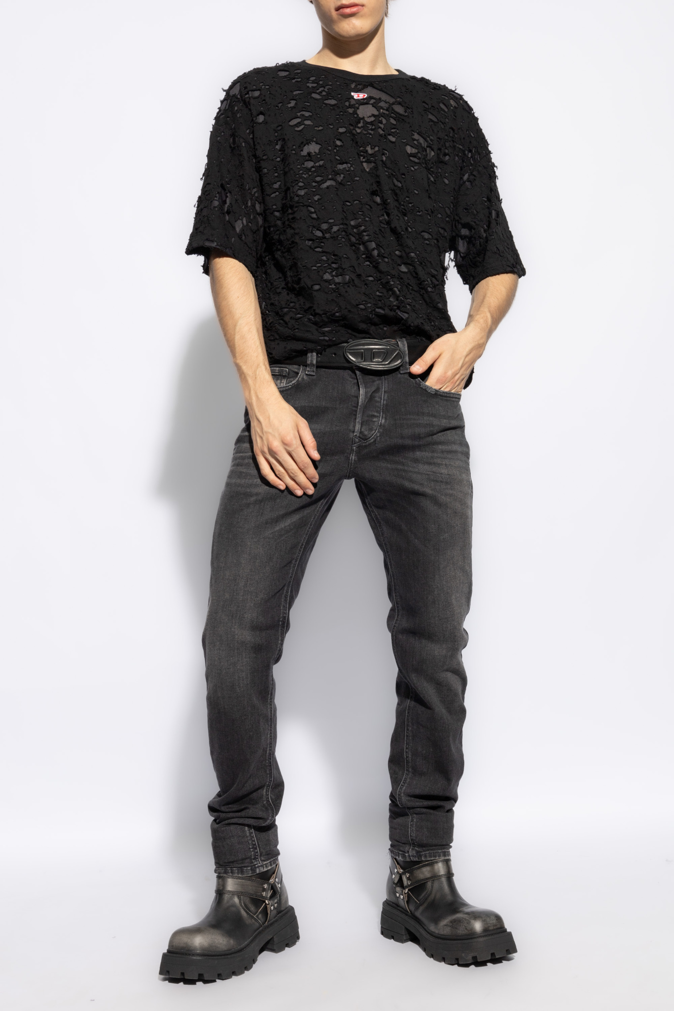 DIESEL 1986 Larkee Beex ジーンズ デニム Grey 送料込み Men's Regular Jeans | Light Blue | Diesel 1986 Larkee-Beex